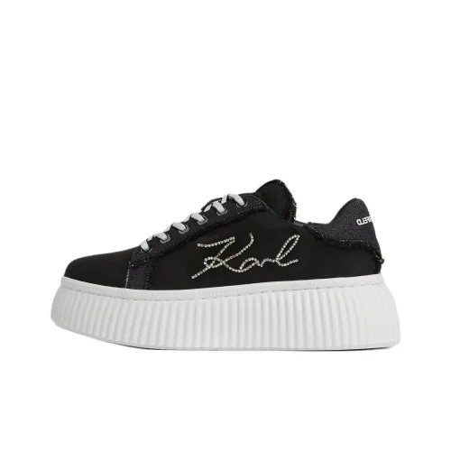 Karl Lagerfeld Kreeper Low Топ Кеды Женские Черный