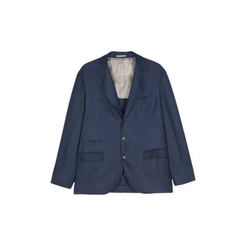 BRUNELLO CUCINELLI Бизнес-костюм мужской темно-синий