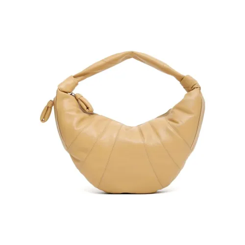 Lemaire Croissant series Овчина Круассан Сумка Круассан Сумка Круассан Сумка Женская Горчично-желтая