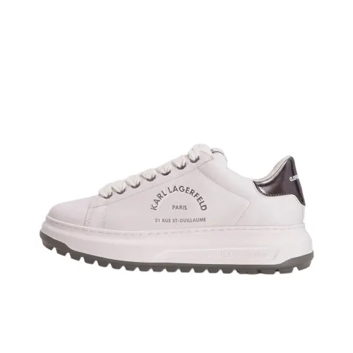 KARL LAGERFELD Kapri Low Топ Повседневная обувь Мужская Белая