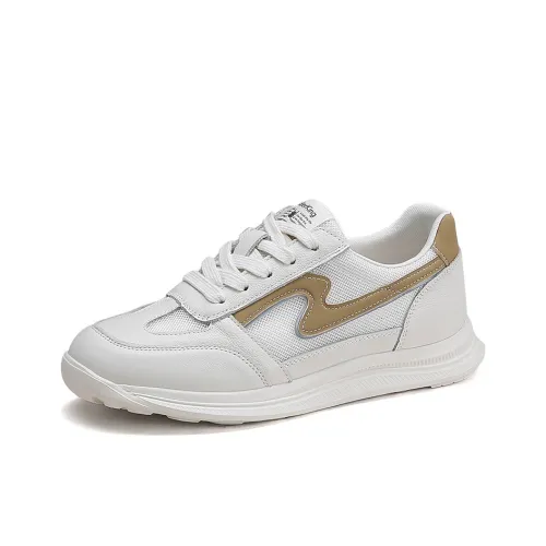 Spider King Low Топ Casual Женский Бежевый Абрикос