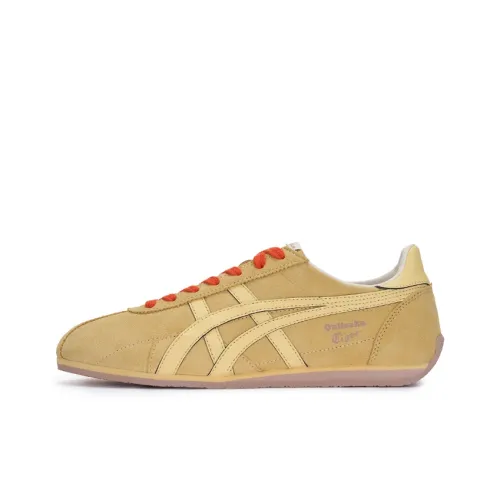 Onitsuka Tiger Runspark Slip-resistant Abrasion-resistant Low Top Casual Unisex Yellow Onitsuka Tiger Runspark Противоскользящий Устойчивый к истиранию Низкий Топ Повседневный Унисекс Желтый