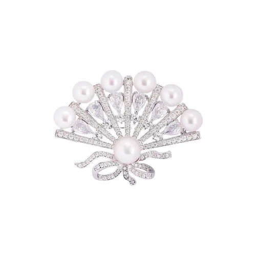 Фиолетовый сплав, женские броши