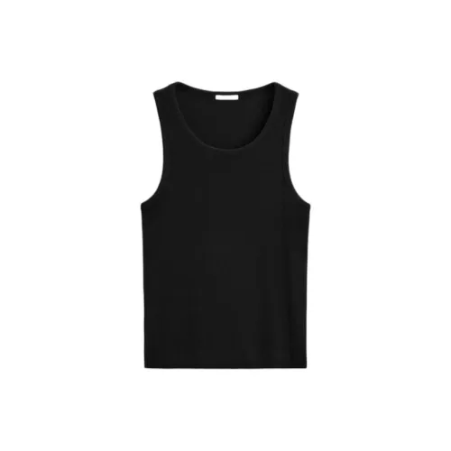 ZARA Мужские майки черного цвета