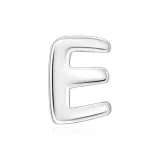 Веселье, буква, серьги-гвоздики (E)