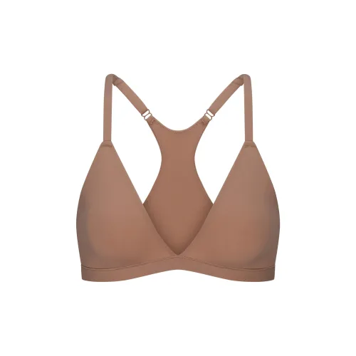 SKIMS SS25 FITSEVERYBODY Рейсербэк Треугольник Бюстгальтер Женский 1 Пачка Sienna Охра