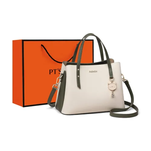 PT'SON Сумка через плечо из коровьей кожи женская элегантная молочно-белая сумка