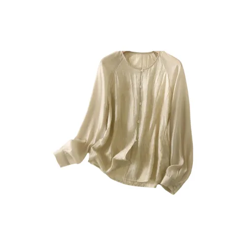 IHIMI Хаки Женские Рубашки