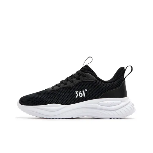 361° Walk Slip-resistant Abrasion-resistant Breathable Low-top Casual Women's Black White