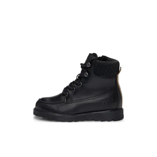 Hugo Boss Детские кожаные сапоги High Top Kids