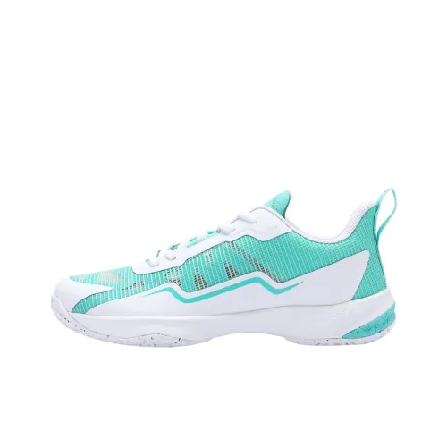 DECATHLON Lightweight Collection 560 Противоскользящая Устойчивая к истиранию Низкий Топ Бадминтон Обувь Женская Белая Зеленая