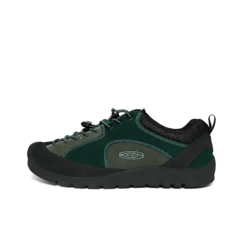 EASTLOGUE x Keen JASPER ROCKS SP Противоскользящий Дышащий Легкий Низкий Топ Походная обувь Женская Зеленый Черный
