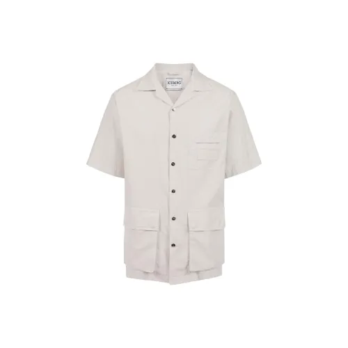 Цвет айсберга, розовый, мужские рубашки