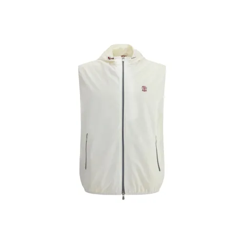 BRUNELLO CUCINELLI Жилет Мужской Белый