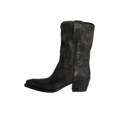 MIU MIU Ботильоны 4,5 см Женские Черные