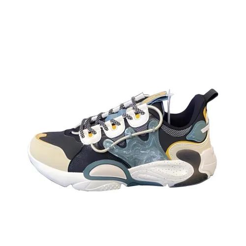 Honor of Kings x Erke Износостойкие Низкие Беговые Кроссовки Мужские Черные Зеленые