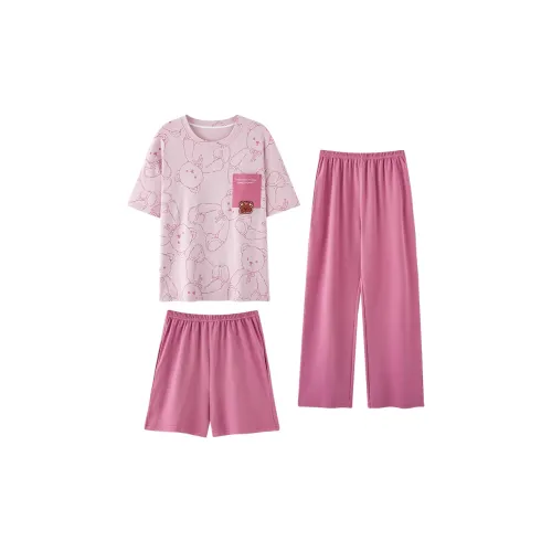 WANANNI Пижамный комплект женский фуксия