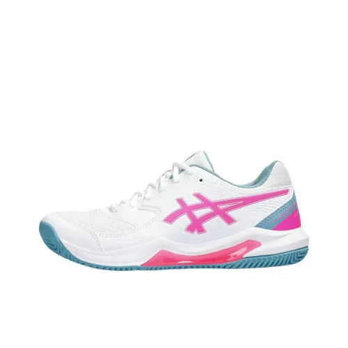 Asics Гель Dedicate 8 Low Топ Кроссовки для тенниса Женские Белые Розовые