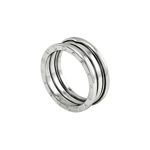BVLGARI 18К Белое золото Кольца Унисекс Серебряный