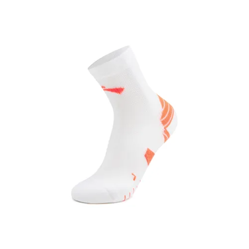 Лайнер Running Collection Беговые носки Унисекс 1 упаковка Белый Флуоресцентный Дыня Оранжевый