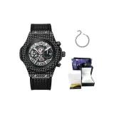 Чёрный Синий [В комплекте с кубинским браслетом]