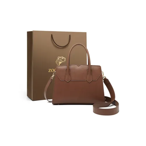 ZOOLER Коровья кожа Сумка Женская Кофейного цвета