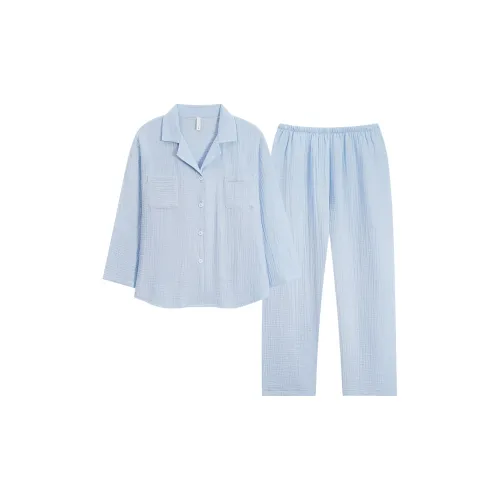 Huggy Kissy Пижамный комплект женский светло-синий