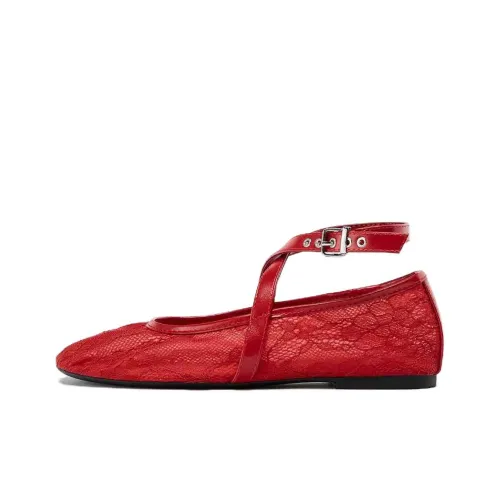 ZARA Женские повседневные туфли, красный, женские