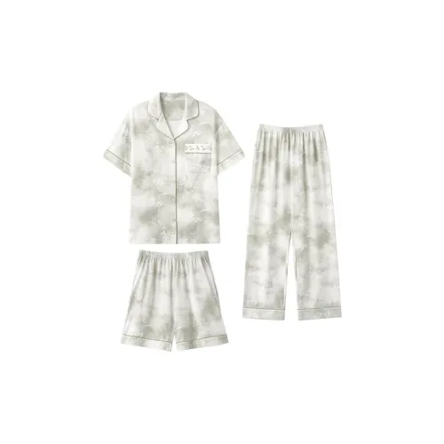 Gongdie Пижамный комплект женский светло-зеленый