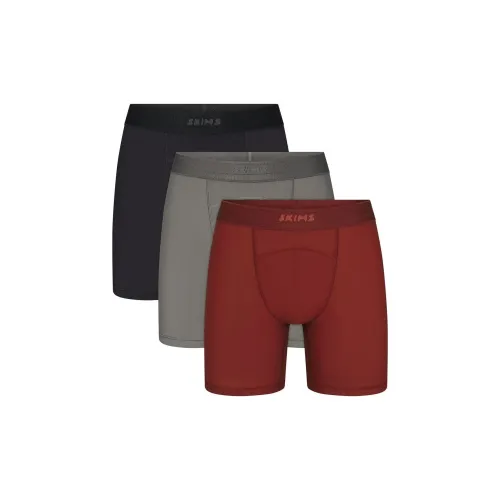 SKIMS 3 Pack SANGRIA MULTI/Sangria Sparkling Multicolor Men's Boxers