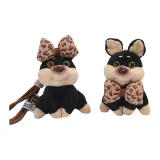 Галстук-бабочка с леопардовым принтом + бант с леопардовым принтом