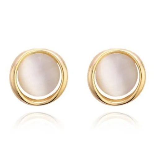 BNNYW Стекло Кошачий глаз Серьги-гвоздики Женские