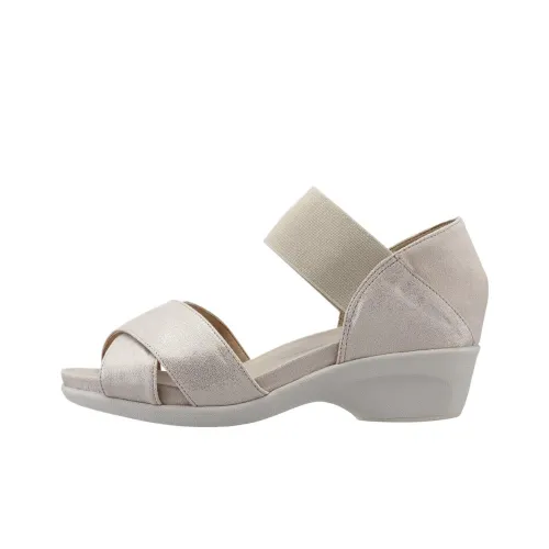 Mizuno Пляжные сандалии Женские Белые Золотые