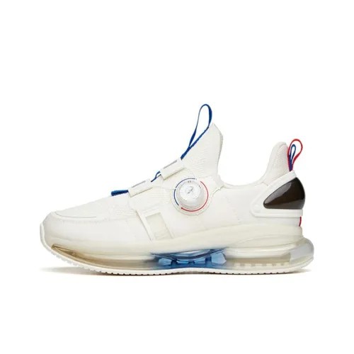 ZHONGGUOHANGTIAN x ANTA Амортизаторы Slip-on Устойчивый к истиранию Низкий Топ Беговые кроссовки Мужские Белый Синий Красный