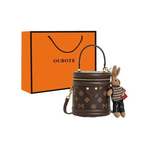 OUBOTE Сумка через плечо из синтетической кожи стандартная женская кофейного цвета