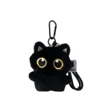 Большеглазый черный кот