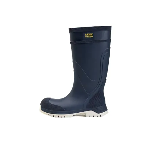 AIGLE Износостойкие резиновые сапоги Мужские Темно-синие