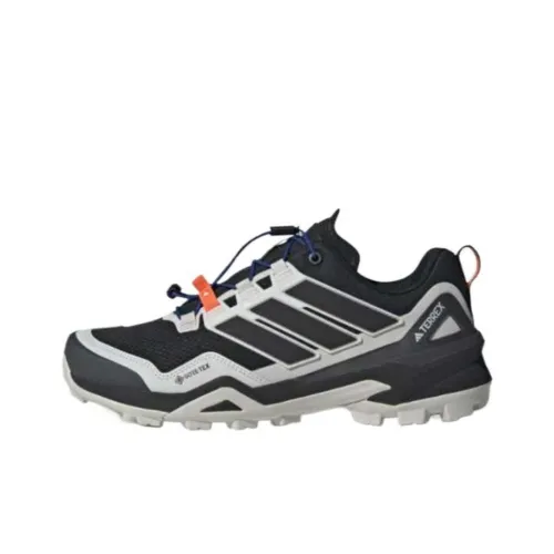 Adidas Slip-resistant Abrasion-resistant Waterproof Low Top Hiking Shoes Men's Black Adidas Противоскользящие Устойчивые к истиранию Водонепроницаемые Низкие Кеды Походная обувь Мужская Черная