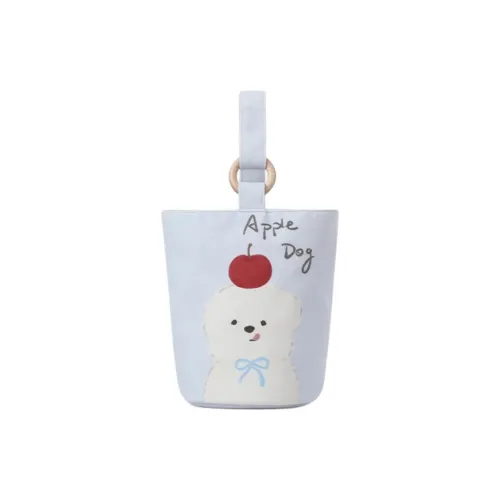 NEARAY Nanakuni Naoko Коллаборация Edition Твил Техническая ткань Сумка-ведро Сумка среднего размера Женская Светло-синий