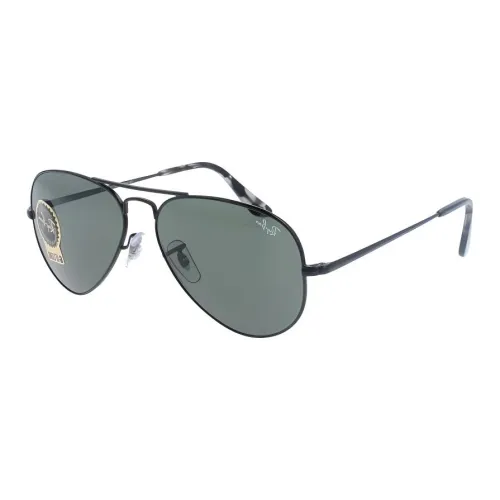 RayBan Металлические Aviator Солнцезащитные очки Унисекс Черные