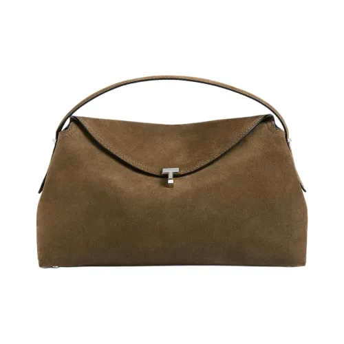 TOTEME Коровья кожа Одно плечо Сумка Женские Табак
