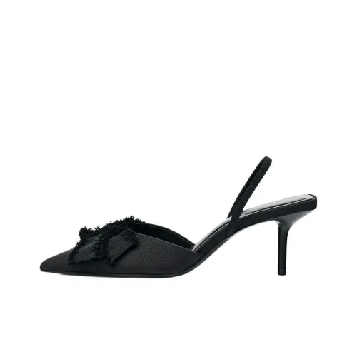 ZARA Высокие каблуки Черные Женские