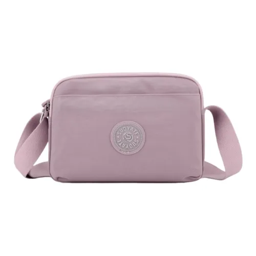 Tonlion Ткань Сумка через плечо Женская Телесный Фиолетовый