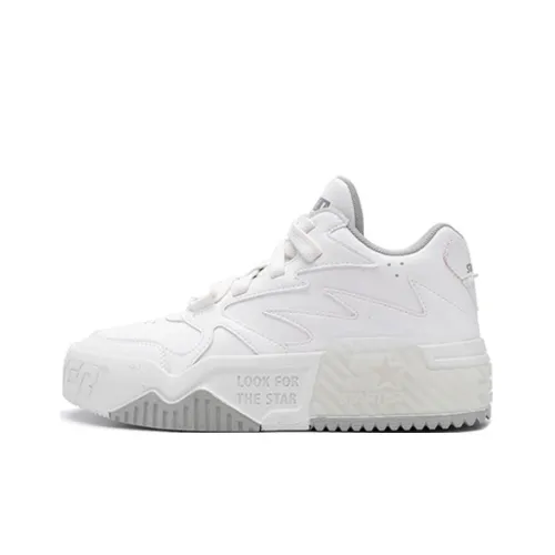 STARTER Vol Волна звука Vol Коллекция Водонепроницаемый And Противоскользящий MID Топ Скейтборд Кроссовки Женские Белые