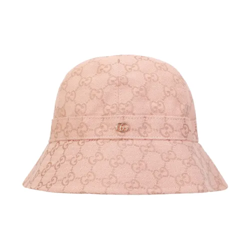 GUCCI Canvas Шляпы ведра Женские Розовый
