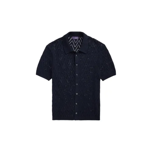 Ralph Lauren Purple Label Морской Синий Мужской Трикотаж