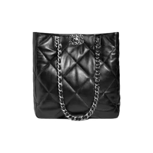 CHANEL Яркий Овчина Сумка через плечо Маленькая Сумка через плечо Женская Черная