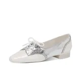 Серебристо-белый (Коровья кожа)