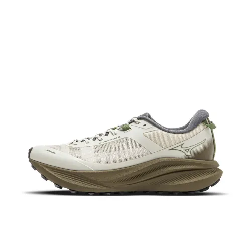 Mizuno PI PLUS TL Беговые кроссовки Низкий верх Светло-серый/Коричневый/Зеленый Унисекс