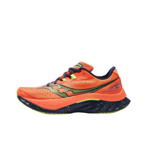 Saucony Endorphin Speed Brown 4 Амортизация Устойчивость к истиранию покрытия Низкий отскок Кроссовки для бега Унисекс Апельсин